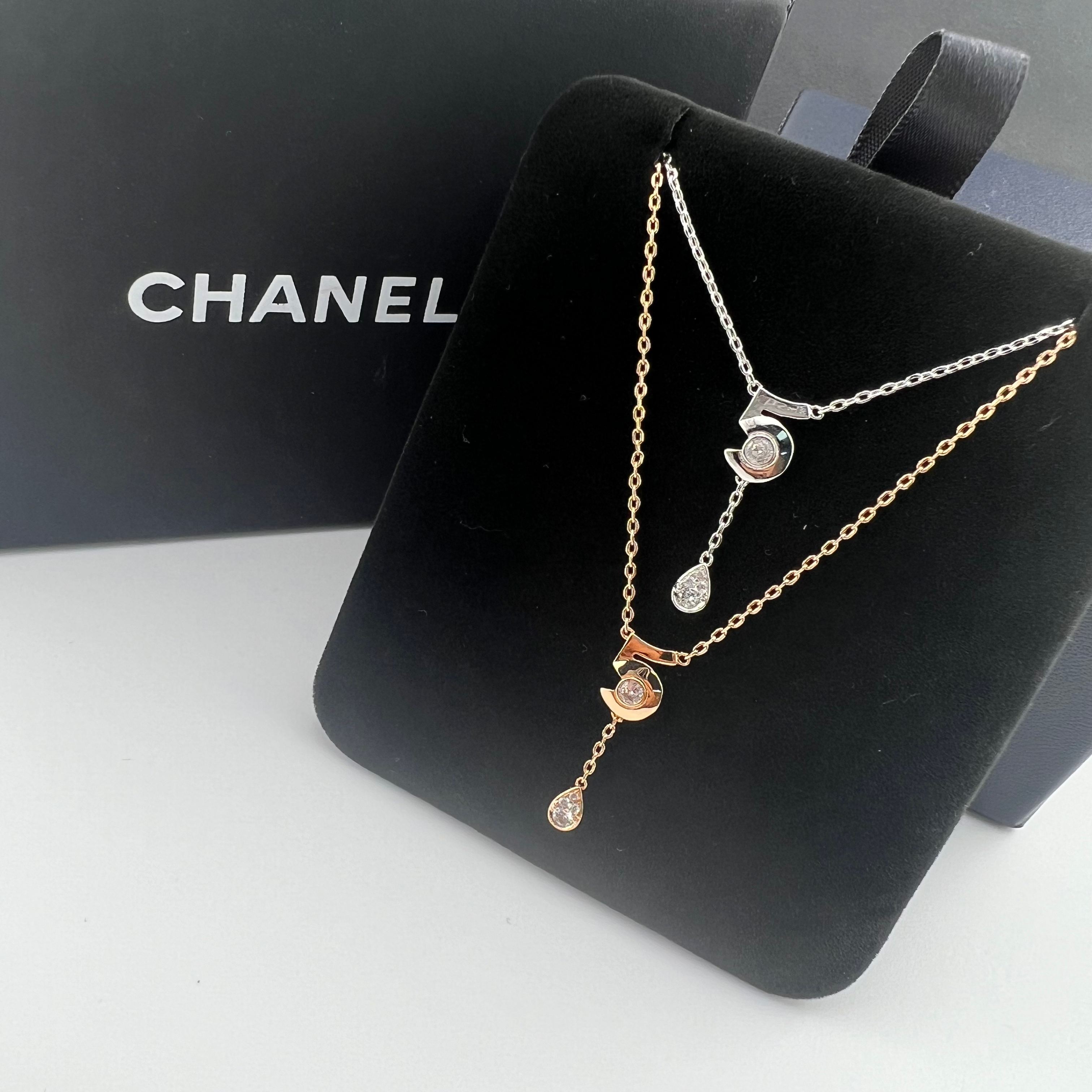 NO.5 Water Tear Tassel Clavicle Necklace - Artisantouchss
