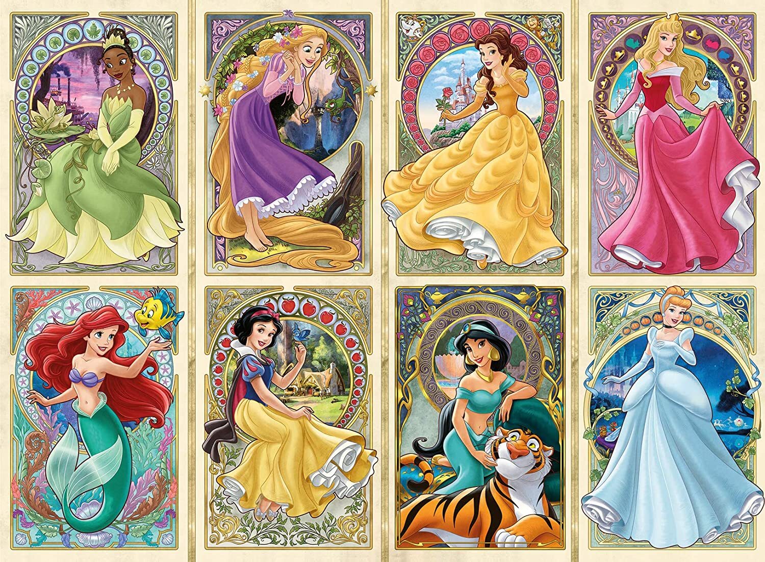 Princess Art Nouveau 1000 Piece Puzzle