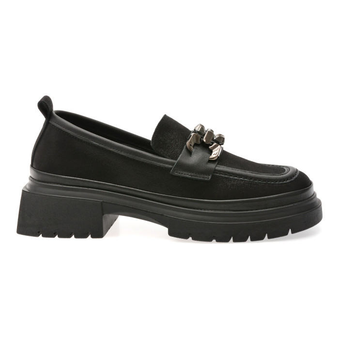 Mocasini GRYXX negri, 386457, din piele intoarsa