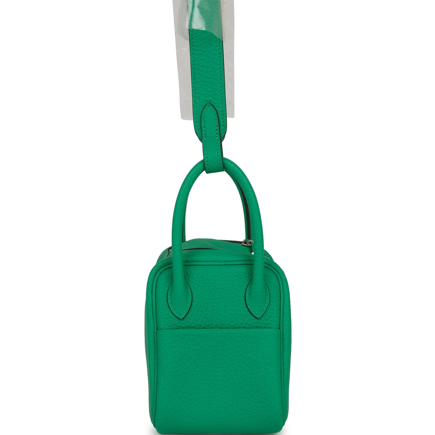 Hermes Mini Lindy Menthe Clemence Palladium Hardware