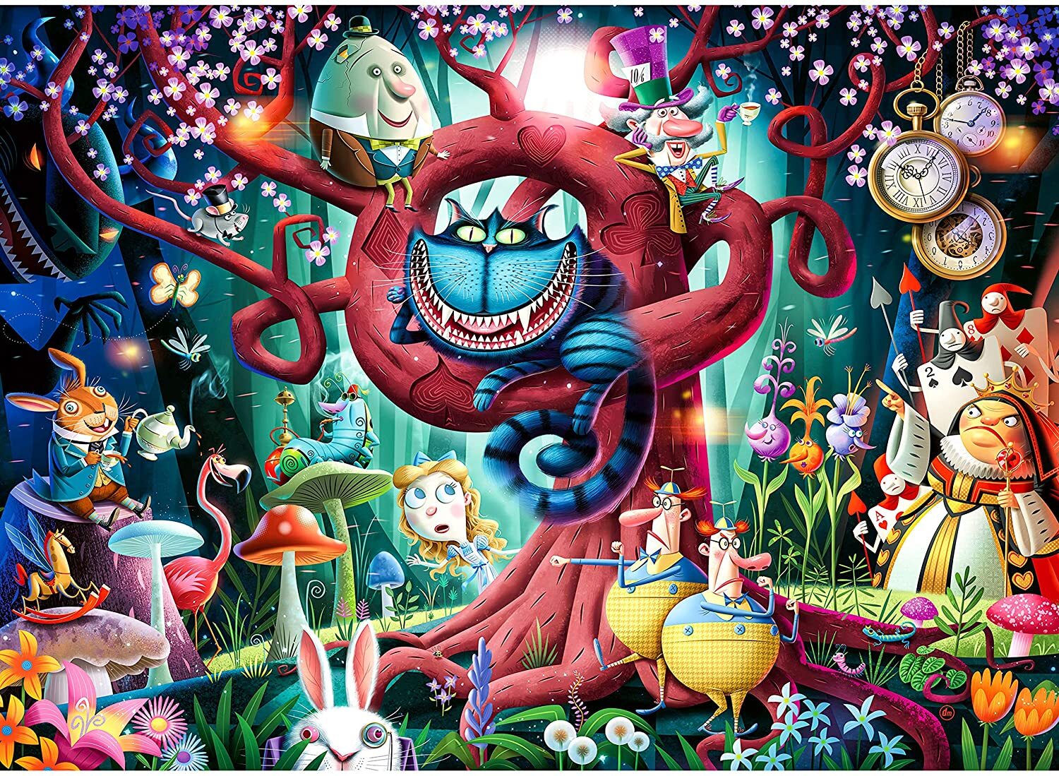 Most Everyone is Mad (Alice in Wonderland) 1000 Piece Puzzle