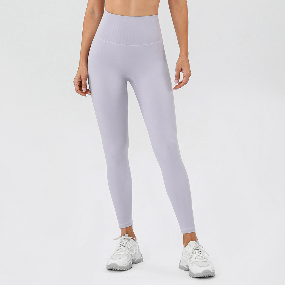 Seamless yoga pants, high-waisted, tummy-control, no embarrassing lines, butt-lifting and tight-fitting sports pants