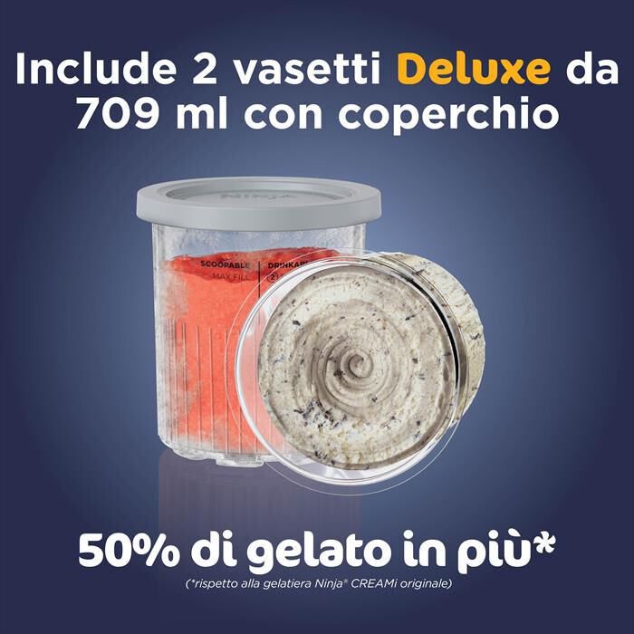 NINJA - Gelatiera CREAMI DELUXE NC502EU-Grigio