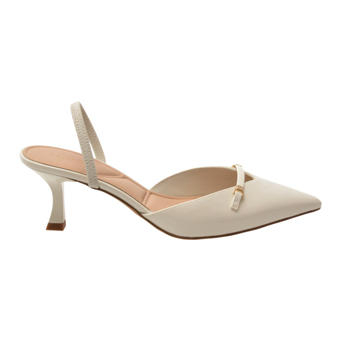 Pantofi eleganti ALDO albi, NAILAH 121, din piele ecologica