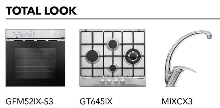 GLEM GAS - Lavello lineare GL286IX 2 vasche-Inox