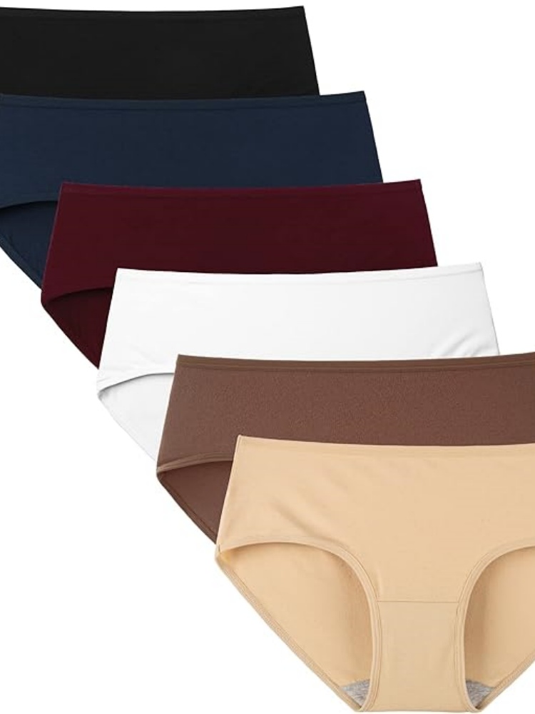 VALENTINIANA Womens Underwear Cotton Hipster Panties Regular