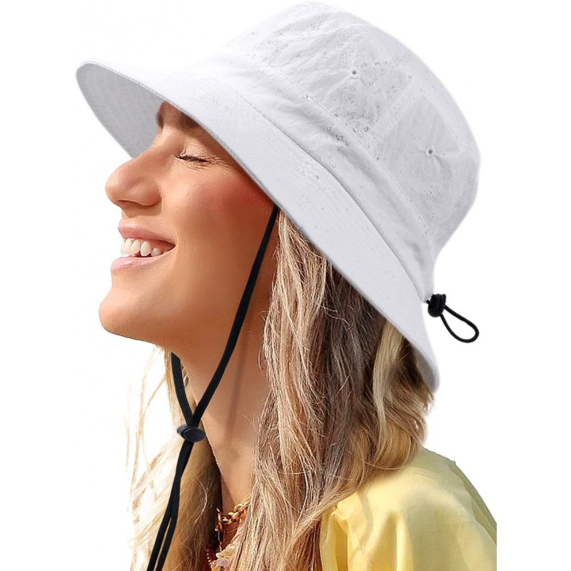 Water-Resistant Bucket Hat for Women Men Rain Hat