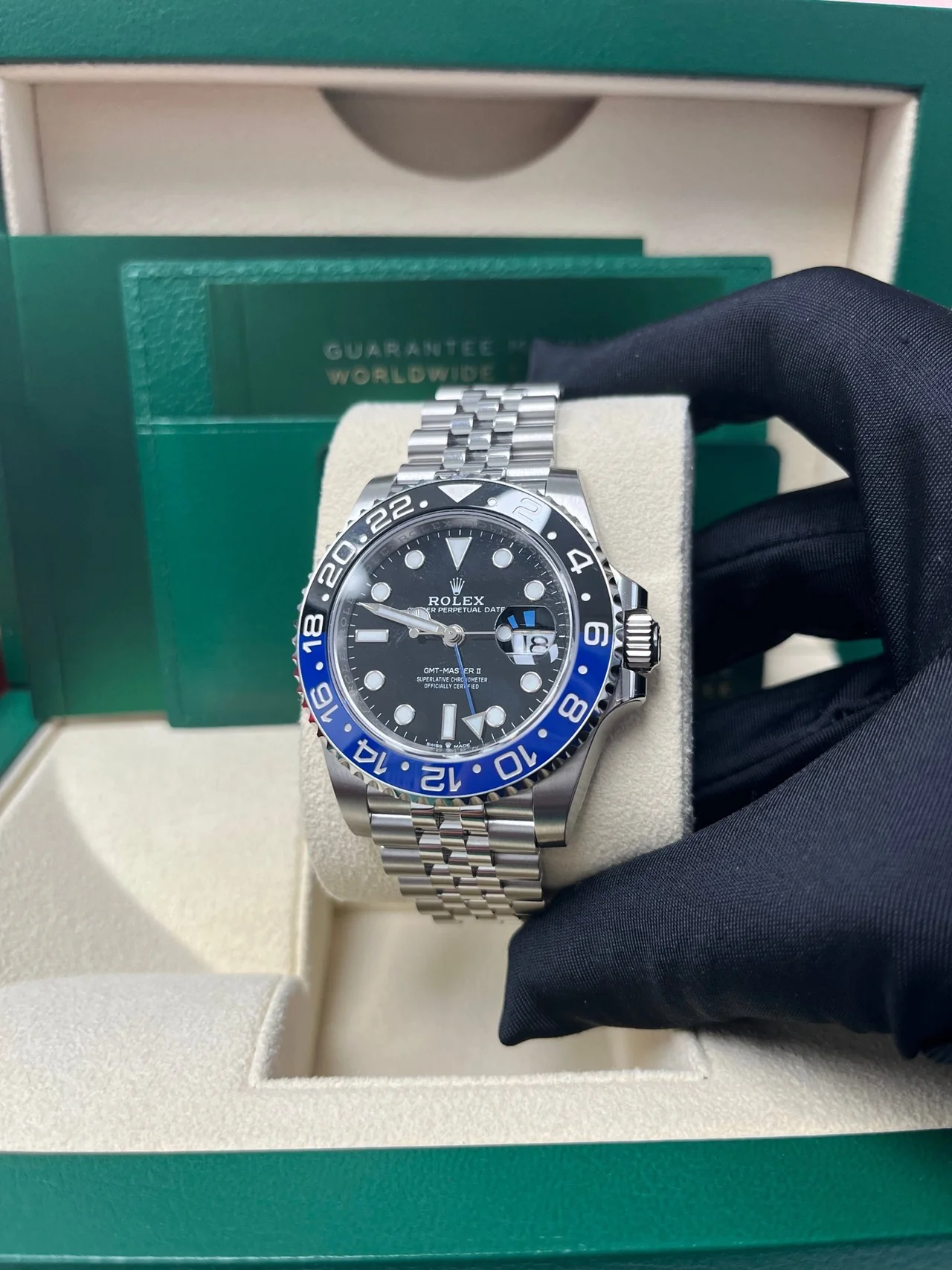Rolex GMT-Master II 126710BLNR Black Dial Batman Bezel 40MM Mens Replica Watch