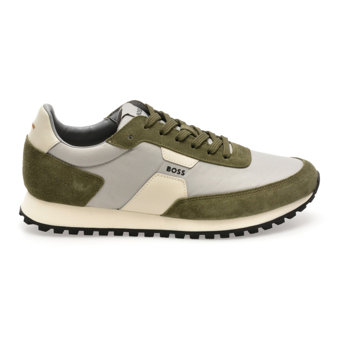 Pantofi sport BOSS verzi, 8723, din material textil