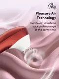 Womanizer Pro Bordeaux Red Rechargeable Clitoral Suction Stimulator
