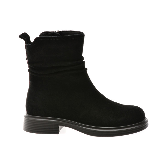 Ghete GRYXX negre, 5103NA, din piele intoarsa