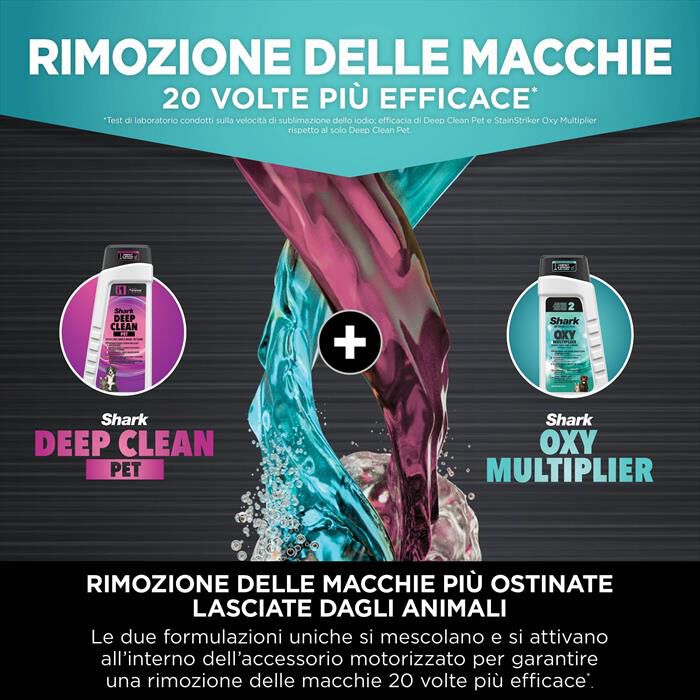 SHARK - SMACCHIATORE PORTATILE STAINSTRIKER HAIRPRO PET-Grigio