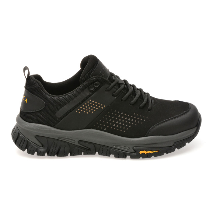 Pantofi sport EPICA negri, 80016, din piele naturala