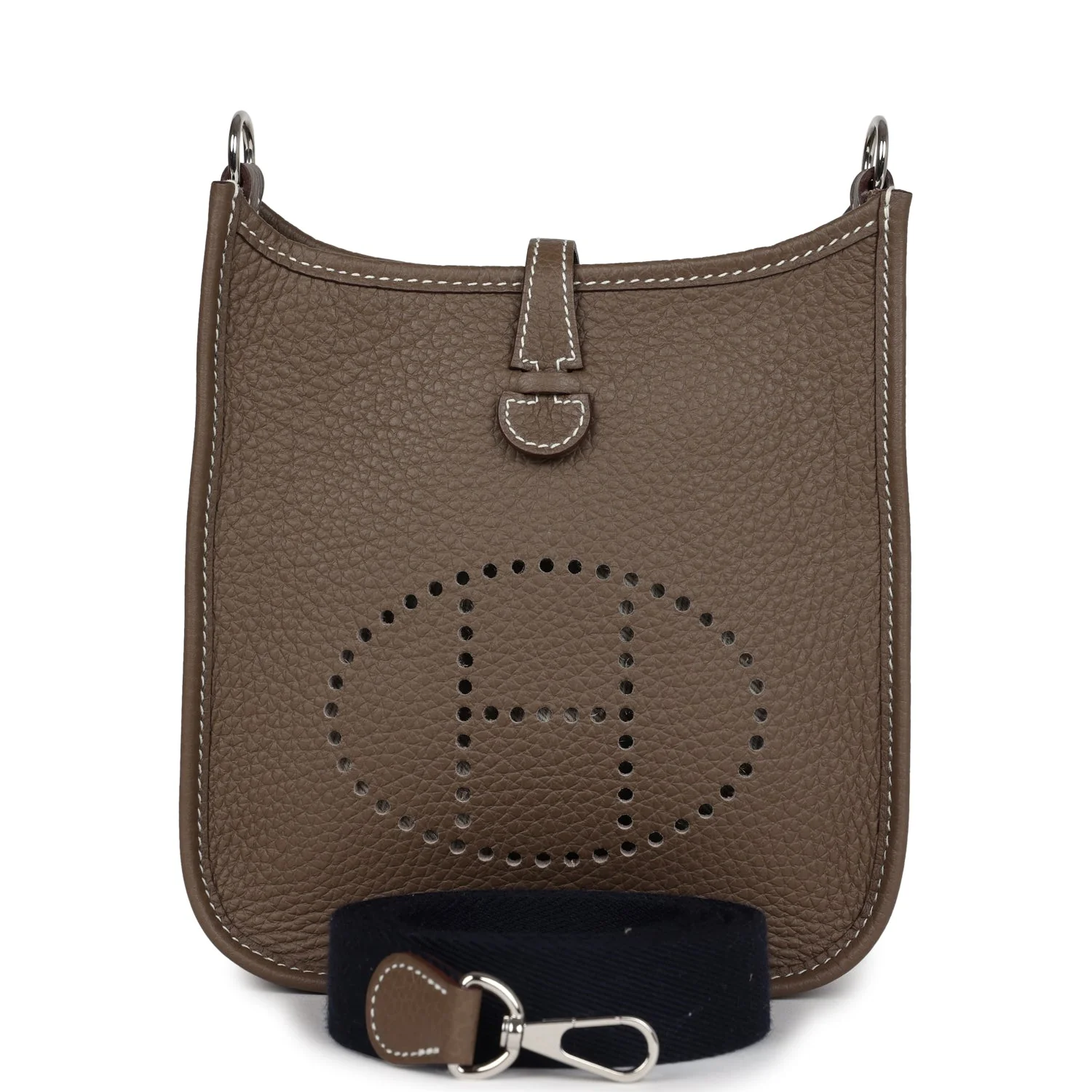 Hermes Evelyne TPM Etoupe Clemence Palladium Hardware