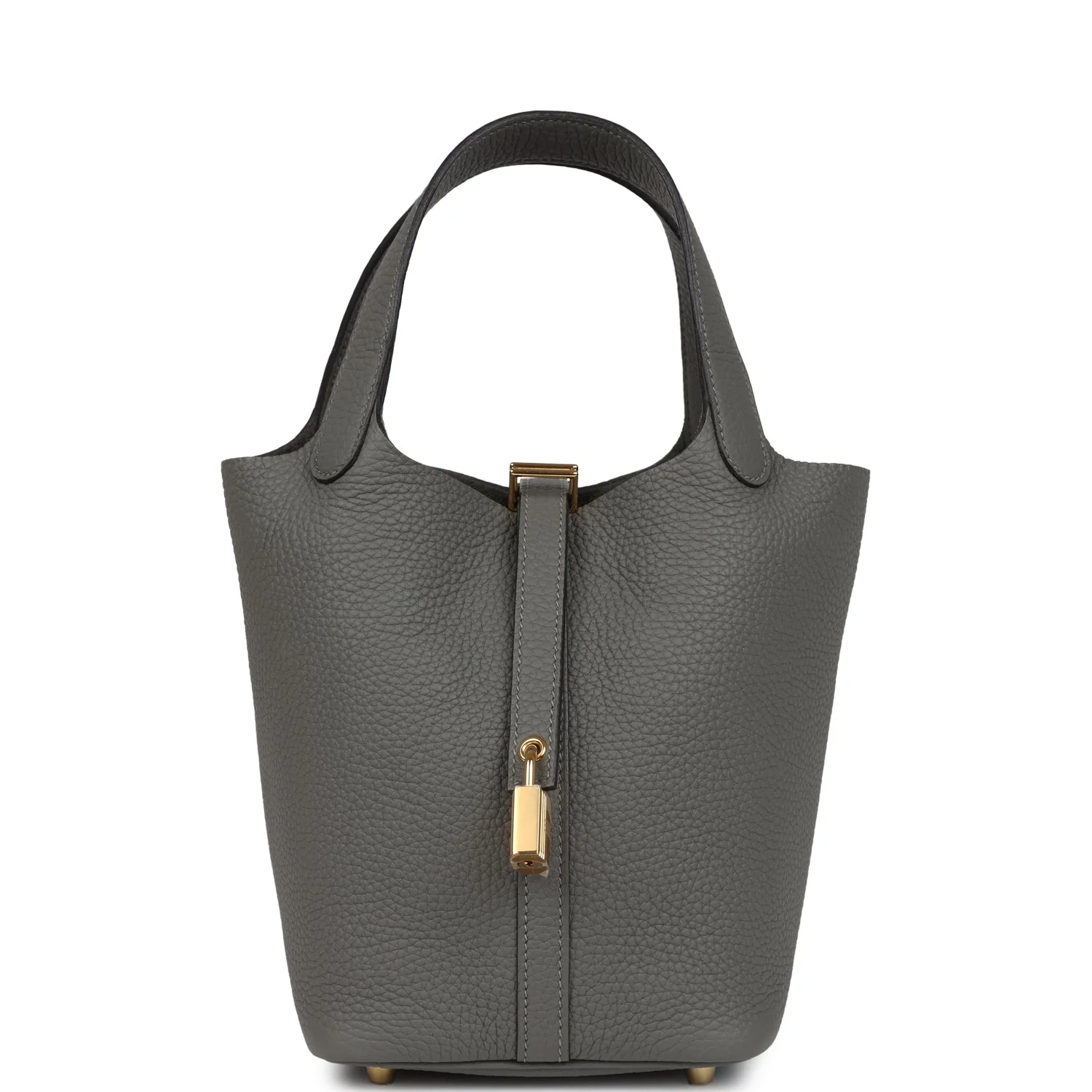 Hermes Picotin Lock 18 Gris Meyer Clemence Gold Hardware