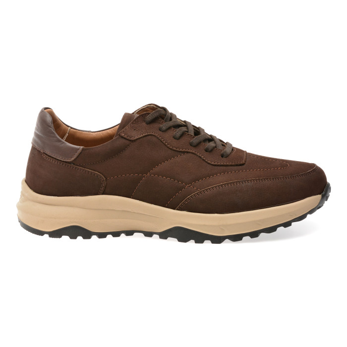 Pantofi sport GRYXX maro, BS1010, din nabuc