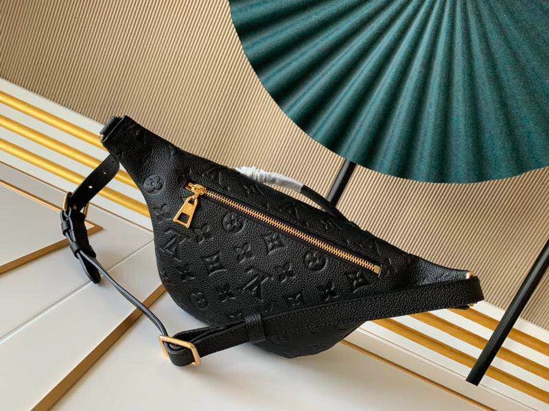 Louis Vuitton Monogram Empreinte Bumbag Black/Beige