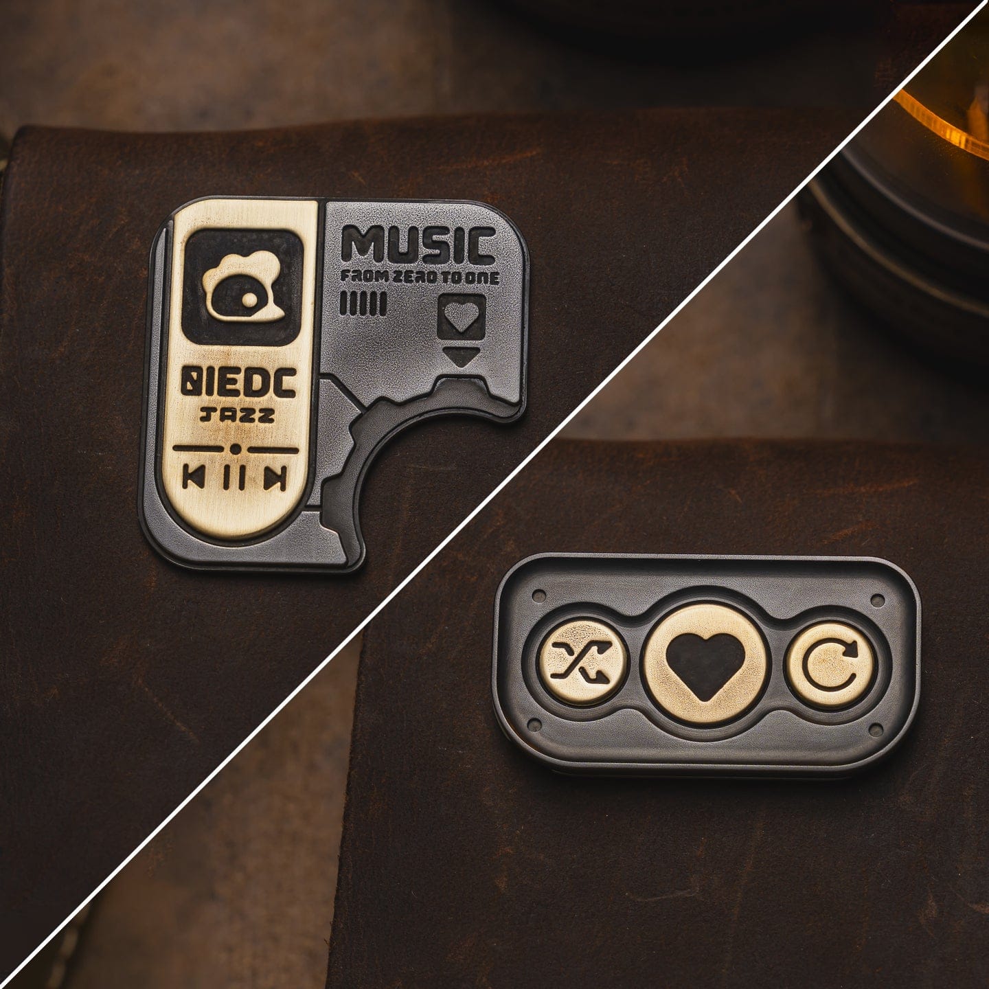 01 EDC CD Player Cube Fidget Slider