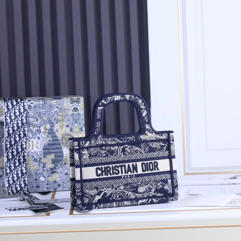 Dior Toile De Jouy Mini Book Tote
