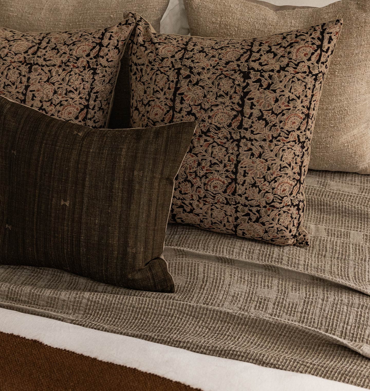 Bogolan Throw Blanket