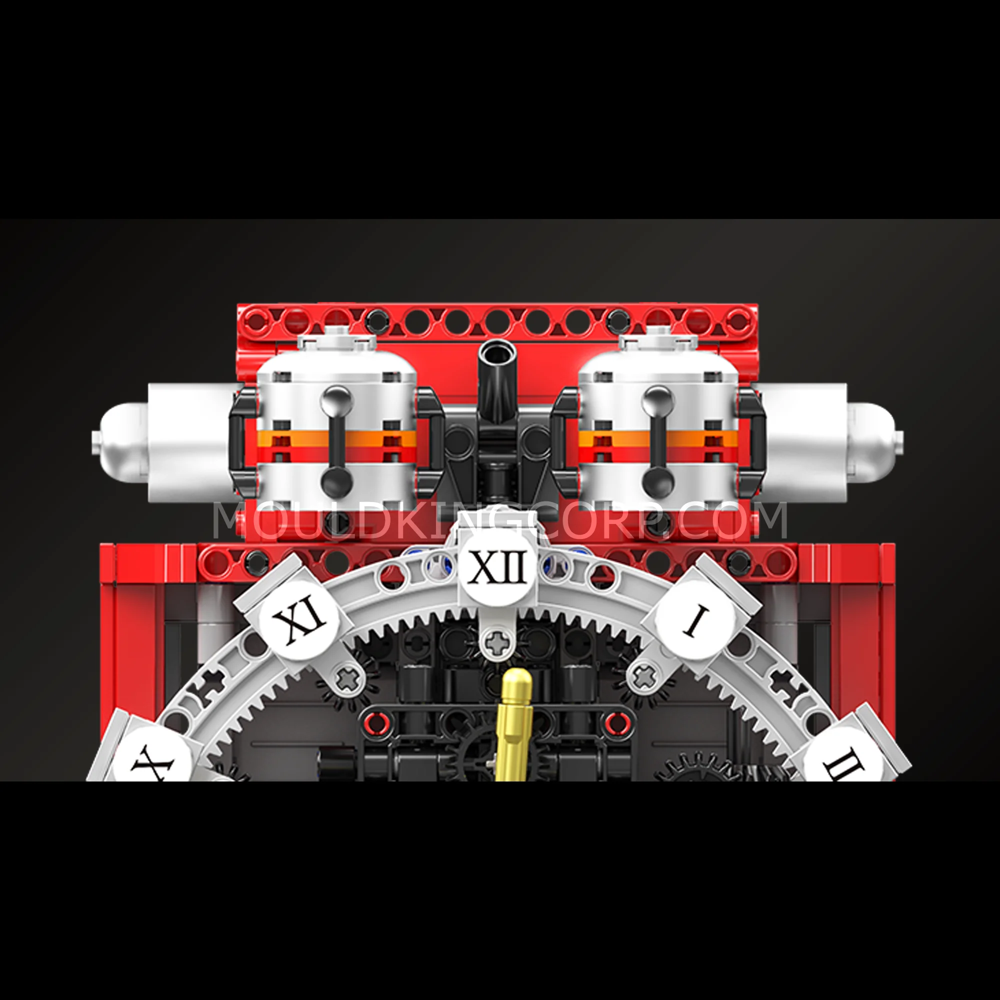 Mould King 10187 Cyberpunk Mechanical Clock Building Set | 1,601 Pcs