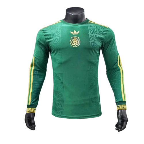 Mexico 25/26 Gold Cup Edition Jersey - Green - Long Sleeve