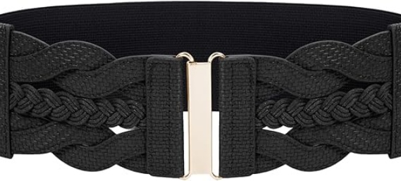 BELTIQUE Women's Elastic Wide Belts Vintage Stretchy Belt