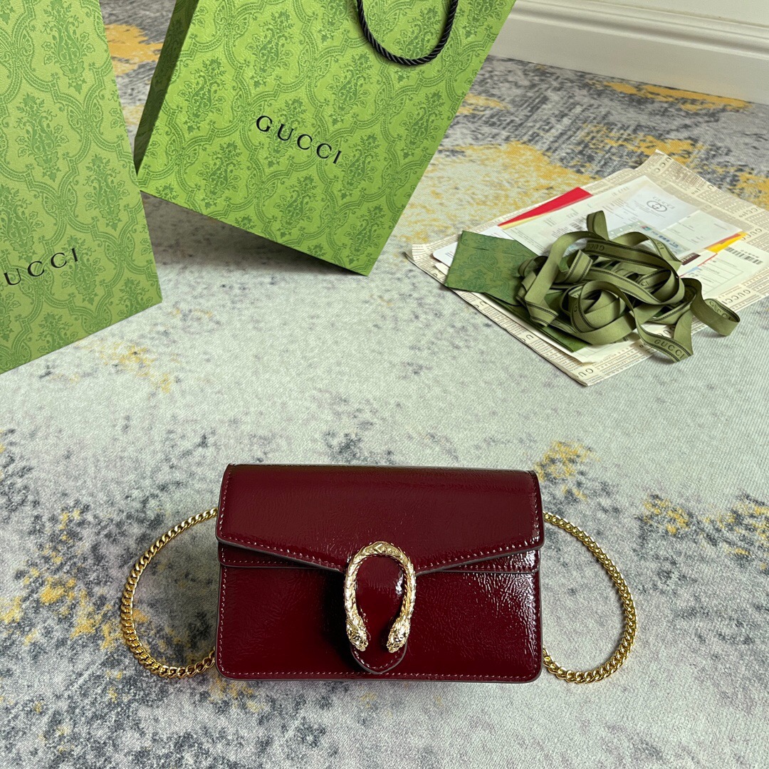 Gucci Dionysus Super-Mini Shoulder Bags 17.5*11*6.5cm