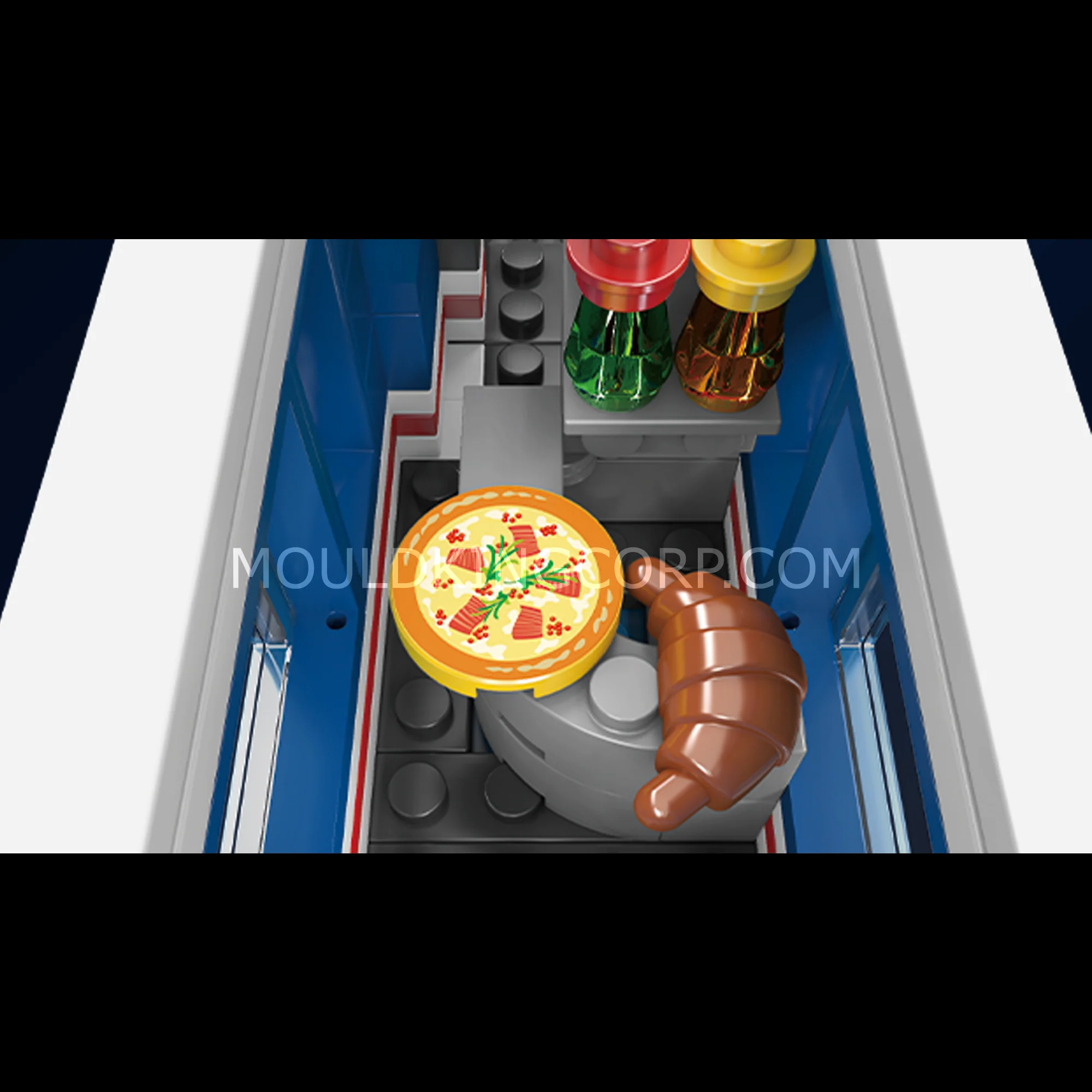 Mould King 12022 DF4B Remote Control Diesel Locomotive Building Set | 1,212 PCS