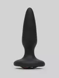 Glams Silicone Black Mini Butt Plug with Rainbow Crystal 3 Inch