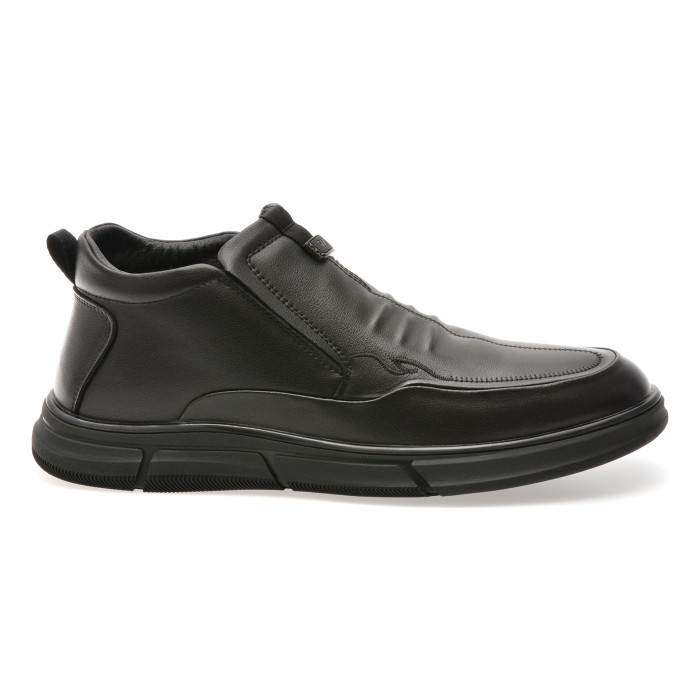 Pantofi BITE THE BULLET negri, 68056, din piele naturala