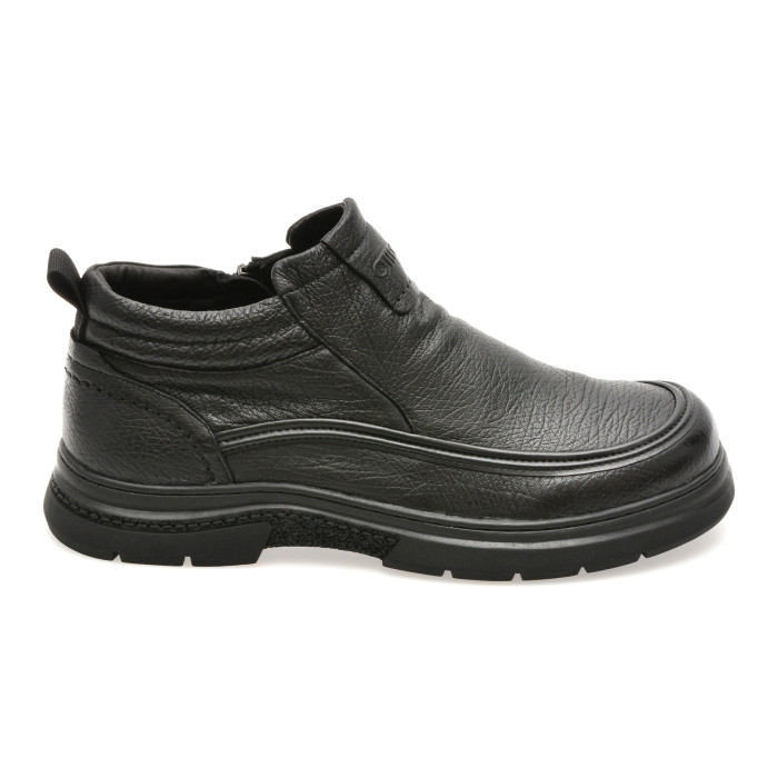 Ghete OTTER negre, 58620, din piele naturala