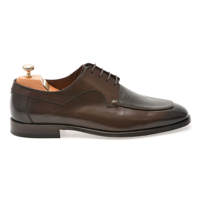 Pantofi eleganti LE COLONEL maro, 70329, din piele naturala