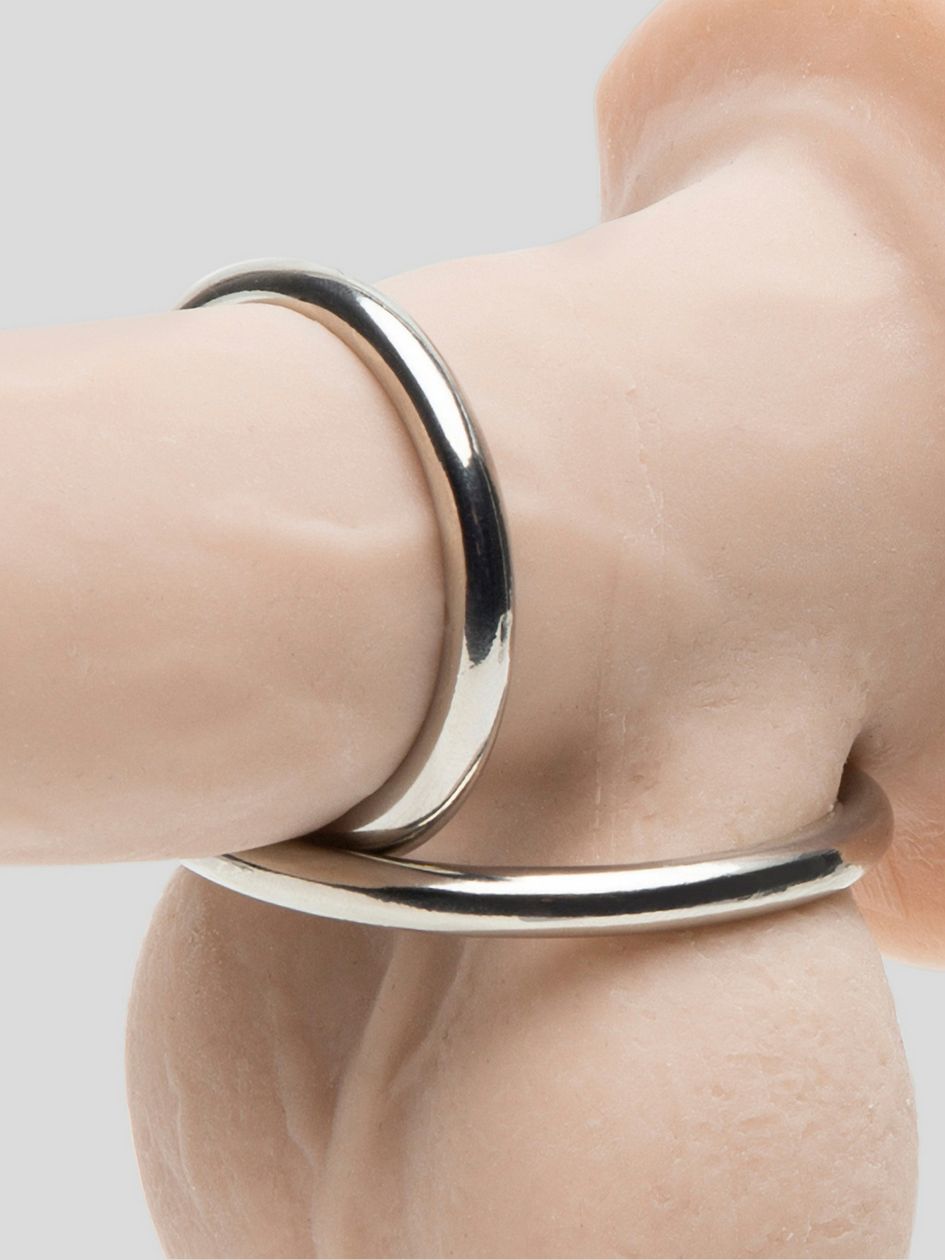 Bad Kitty Metal Cock Rings Set (5 Pack)