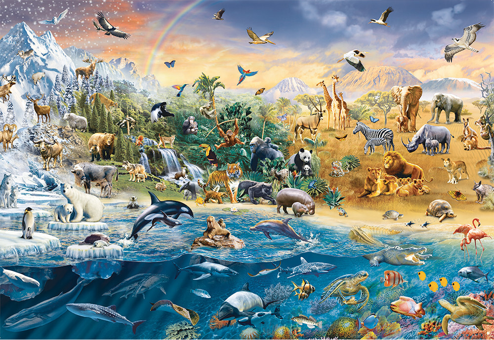 Our Wild World 1500 Piece Puzzle
