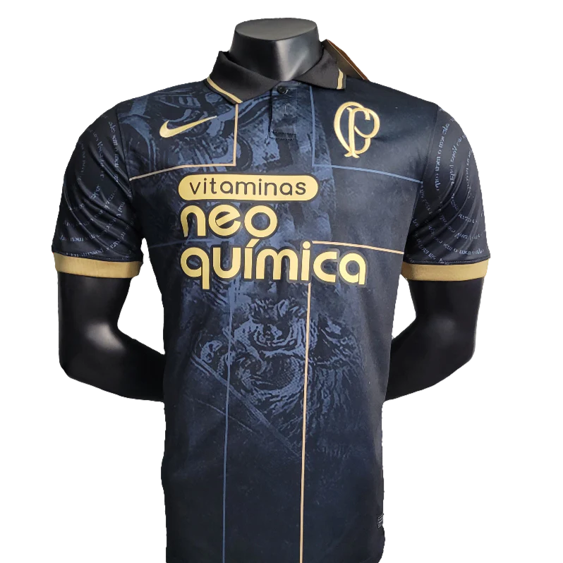Corinthians 23/24 Polo Edition Jersey - Black - Fan Version