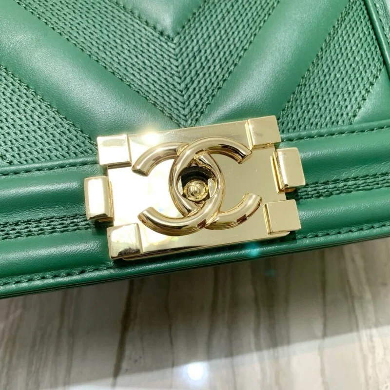 Chanel Calfskin Small Boy Chanel Handbag A67085