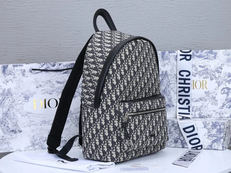 Dior 42Cm Rider Backpack Beige/Blue
