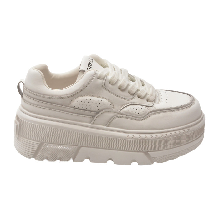 Pantofi sport GRYXX albi, F69, din piele naturala