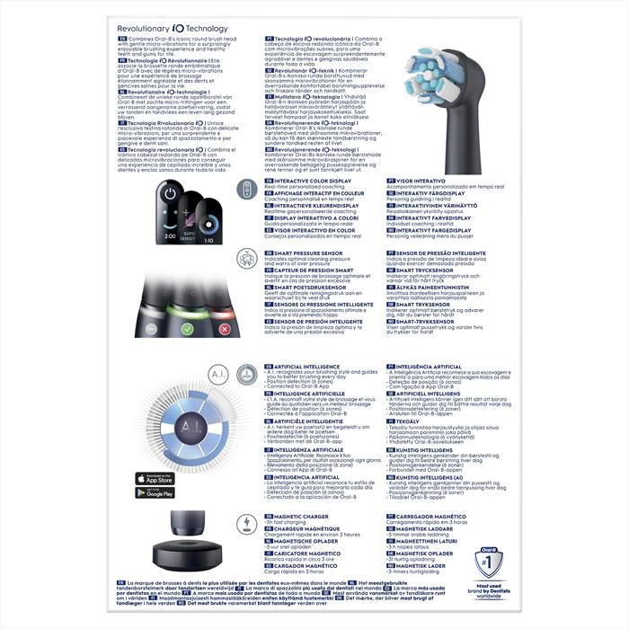 ORAL-B - Spazzolino elettrico IO 8S-Nero