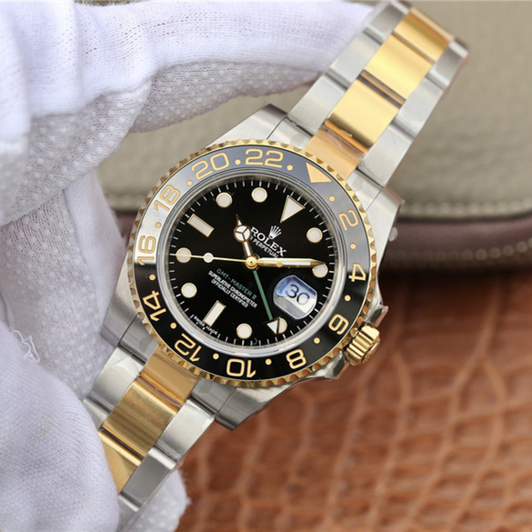 GMT-Master II Two Tone Black Dial 40mm