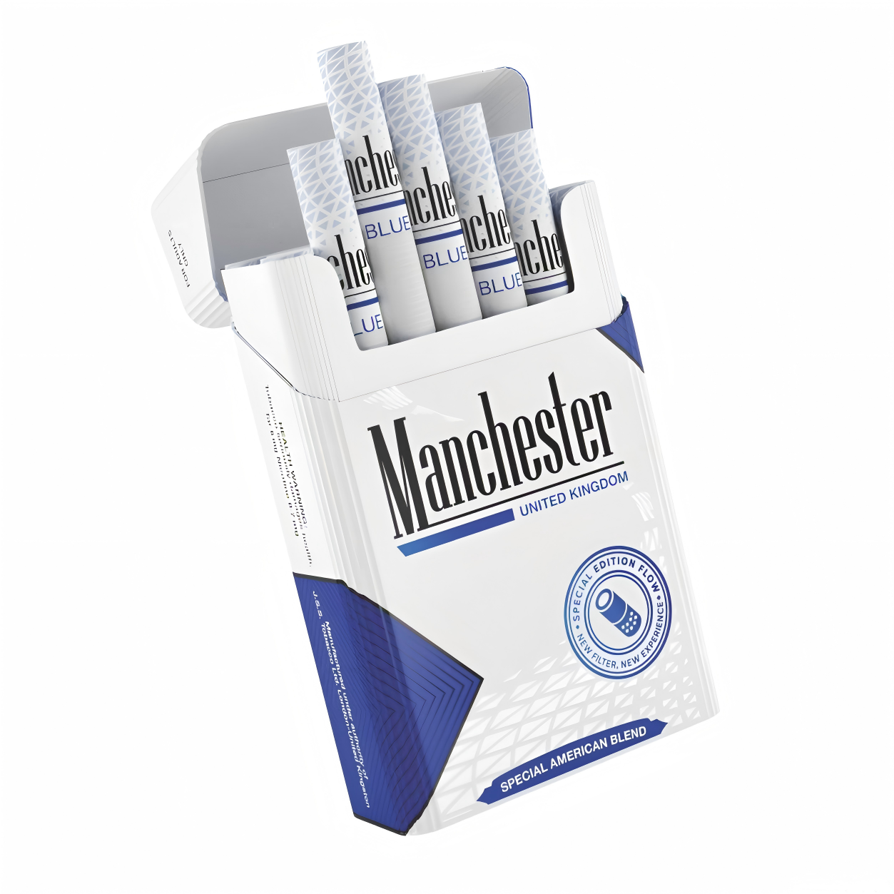 Manchester Special Edition Flow Blue 6mg Carton