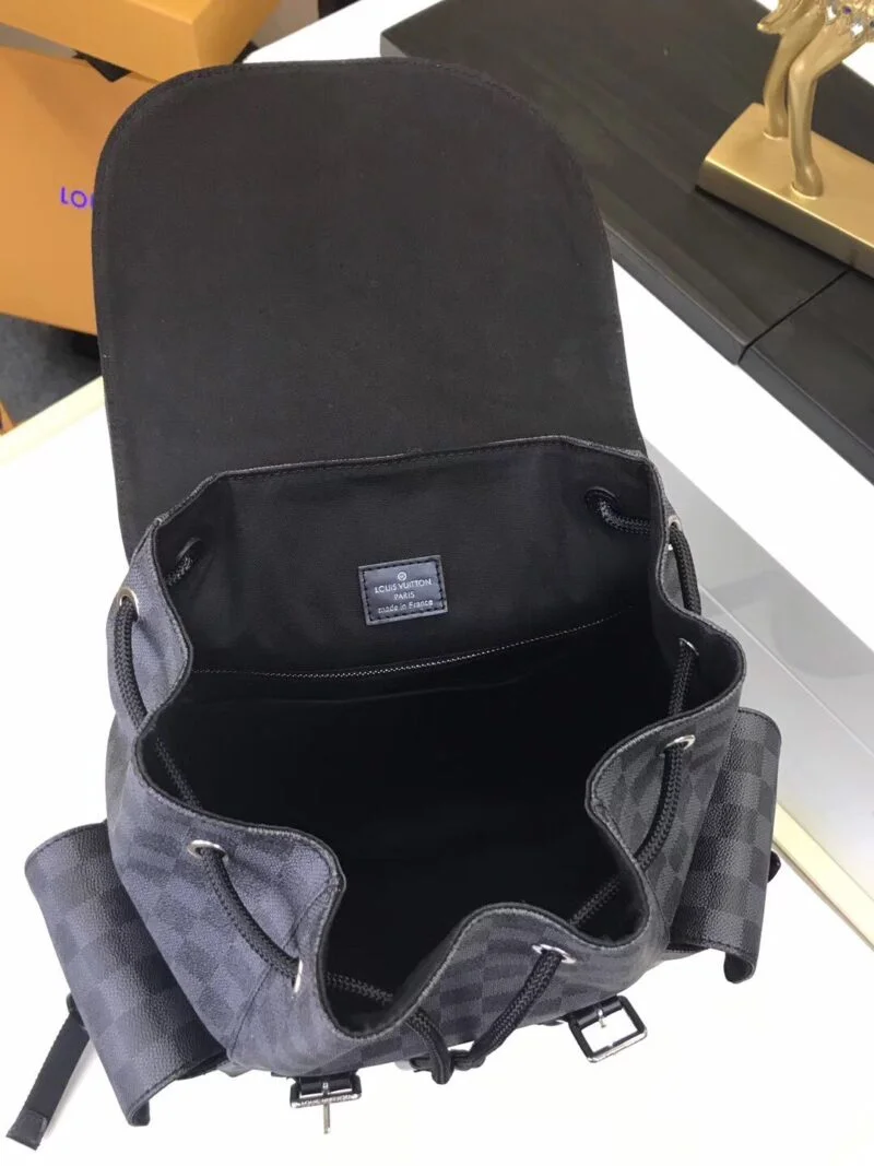 Louis Vuitton Christopher Pm N41379 Plaid Black
