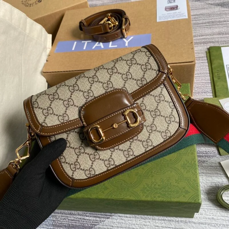 Gucci Horsebit Min Brown 658574