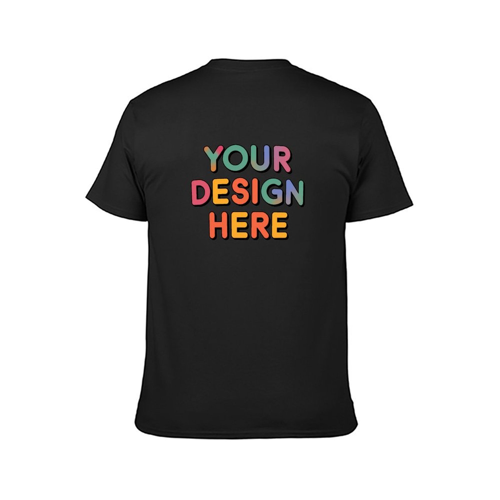 Customized Men’s Gildan T-Shirt Back Print in Pure Cotton