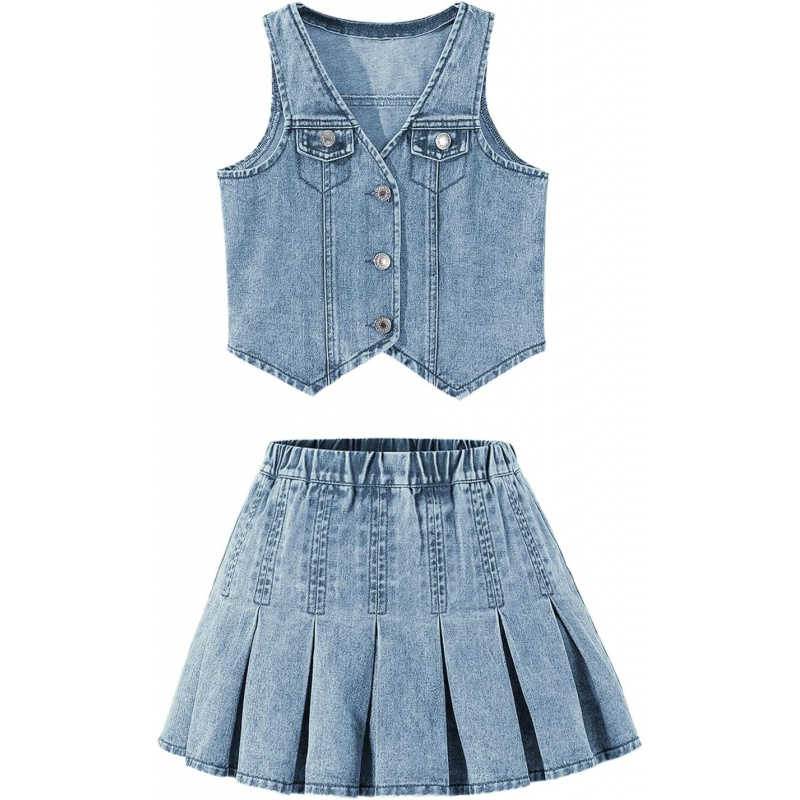 Girl's Two Piece Y2K Cute Outfits