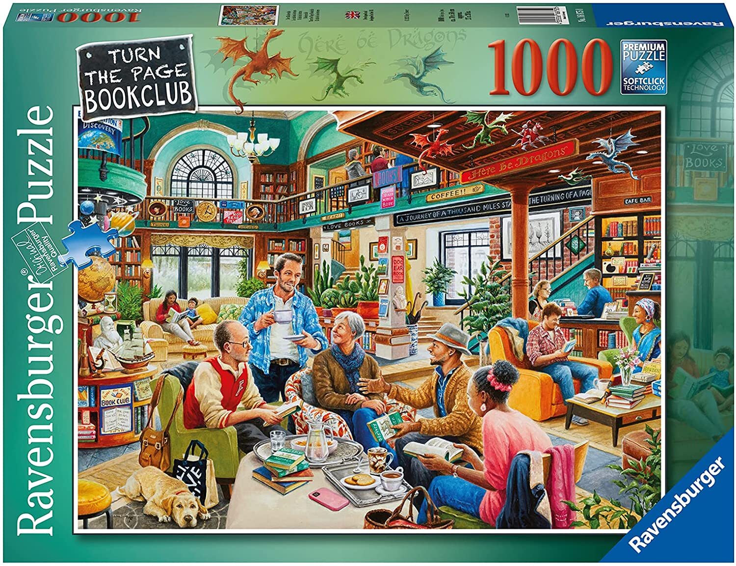 Turn the Page Bookclub 1000 Piece Puzzle