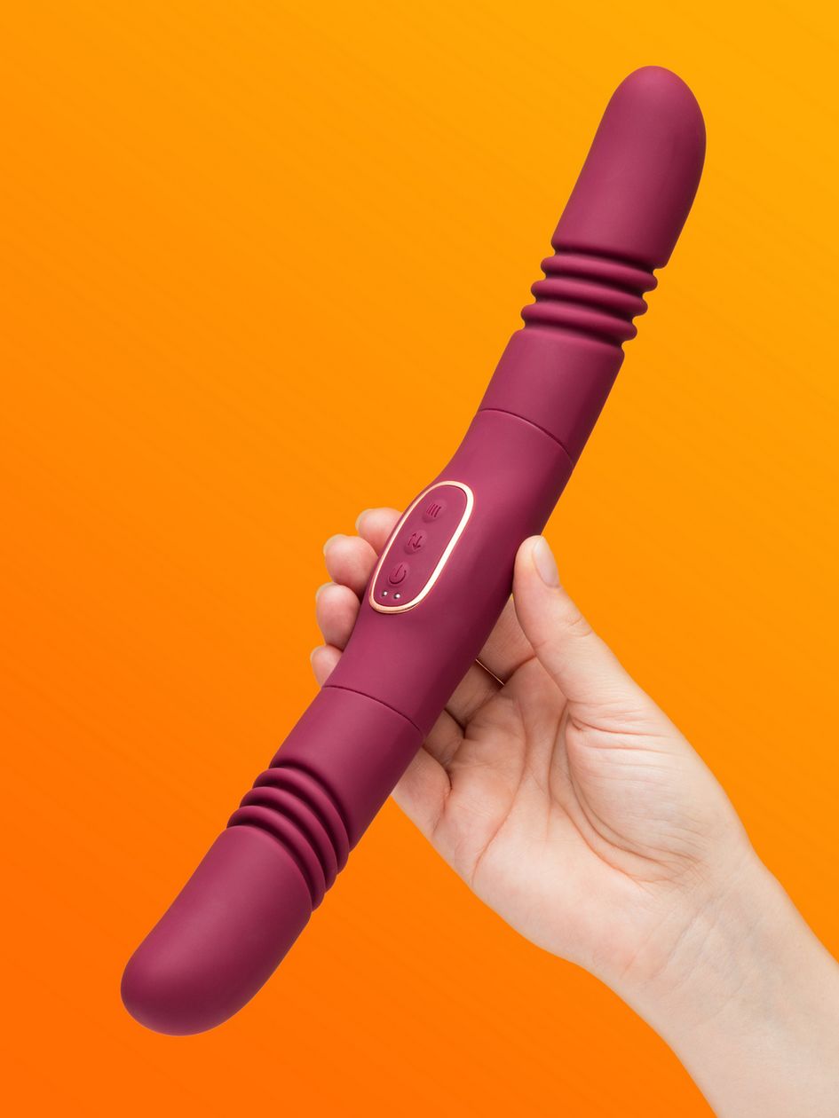 Loveline Rechargeable Double-Ended Thrusting Vibrator