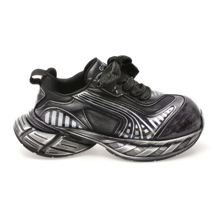 Pantofi sport GRYXX negri, 109217, din material textil
