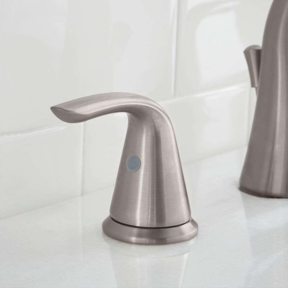 Irena 8 in. Widespread 2-Handle Bathroom Faucet in Brushed Nickel